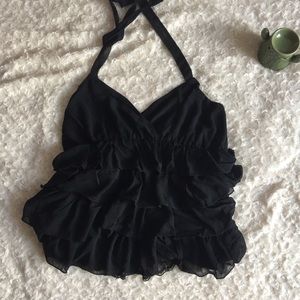 NEW sleeveless layered blouse